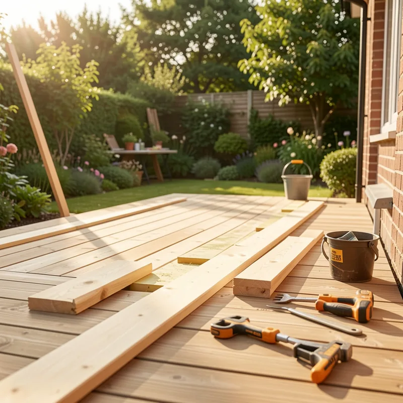 Construire une terrasse en bois : le guide pas à pas